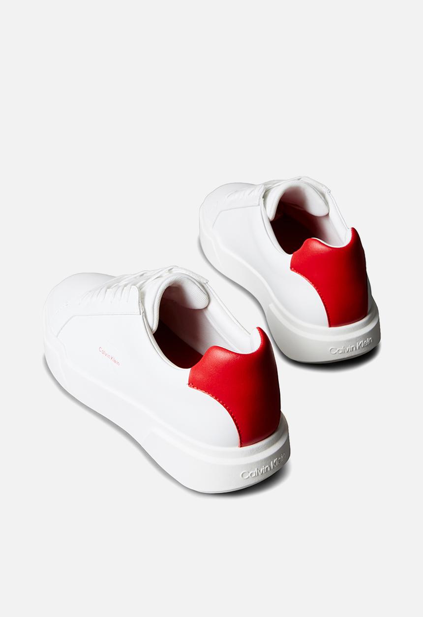 Calvin Klein - Chunky Cupsole Laceup - Bright White/Adrenaline Rush