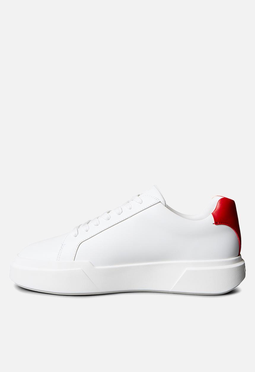 Calvin Klein - Chunky Cupsole Laceup - Bright White/Adrenaline Rush
