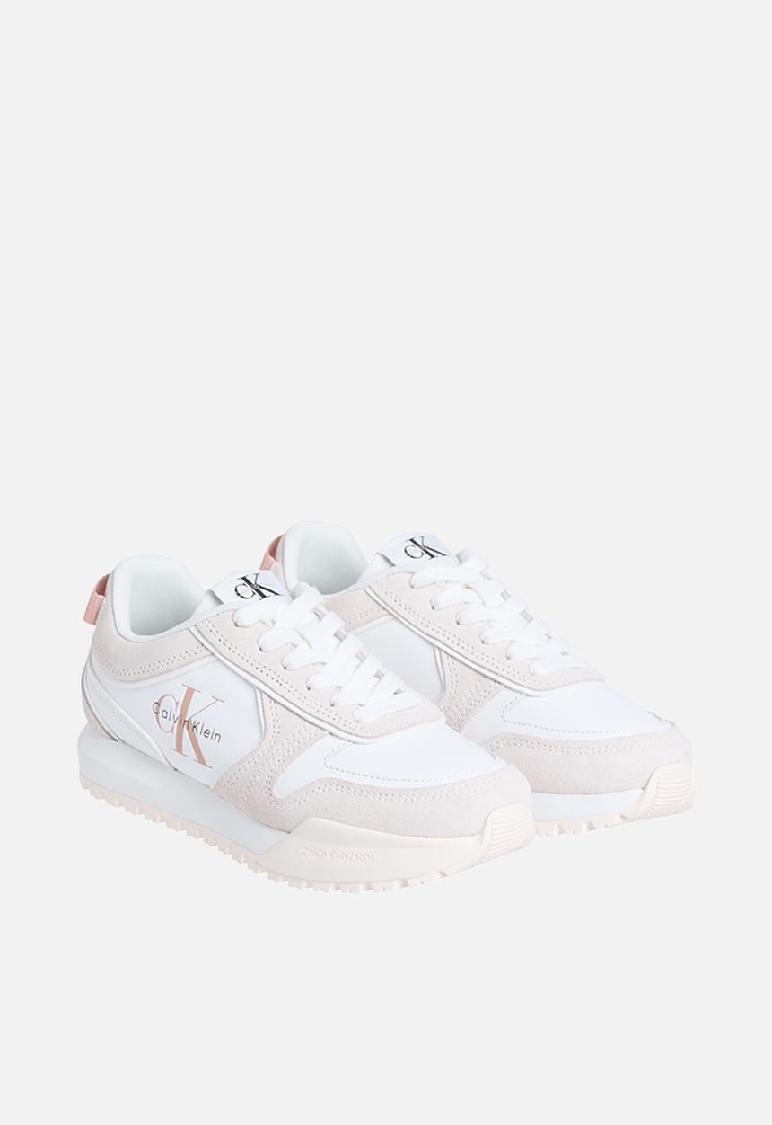 Calvin Klein - Toothy Runner Laceup - White/Ancient White
