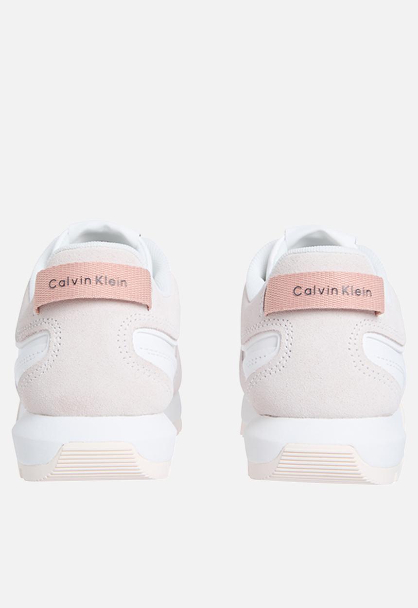 Calvin Klein - Toothy Runner Laceup - White/Ancient White