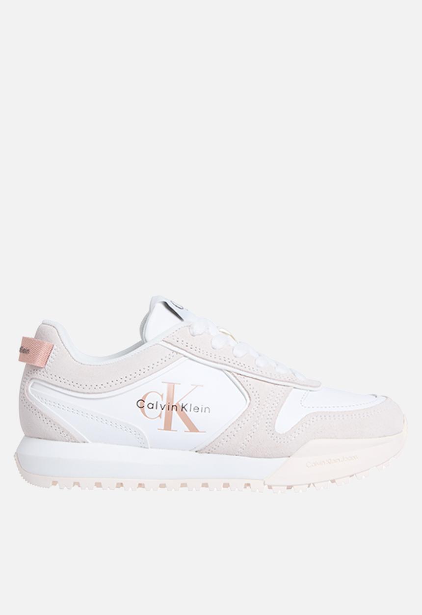 Calvin Klein - Toothy Runner Laceup - White/Ancient White