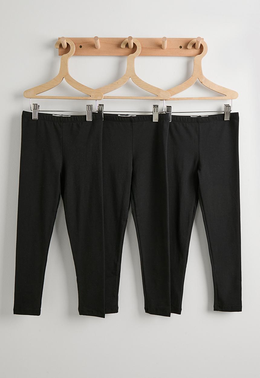 Cotton On - 3 Pack Huggie Tights - Black