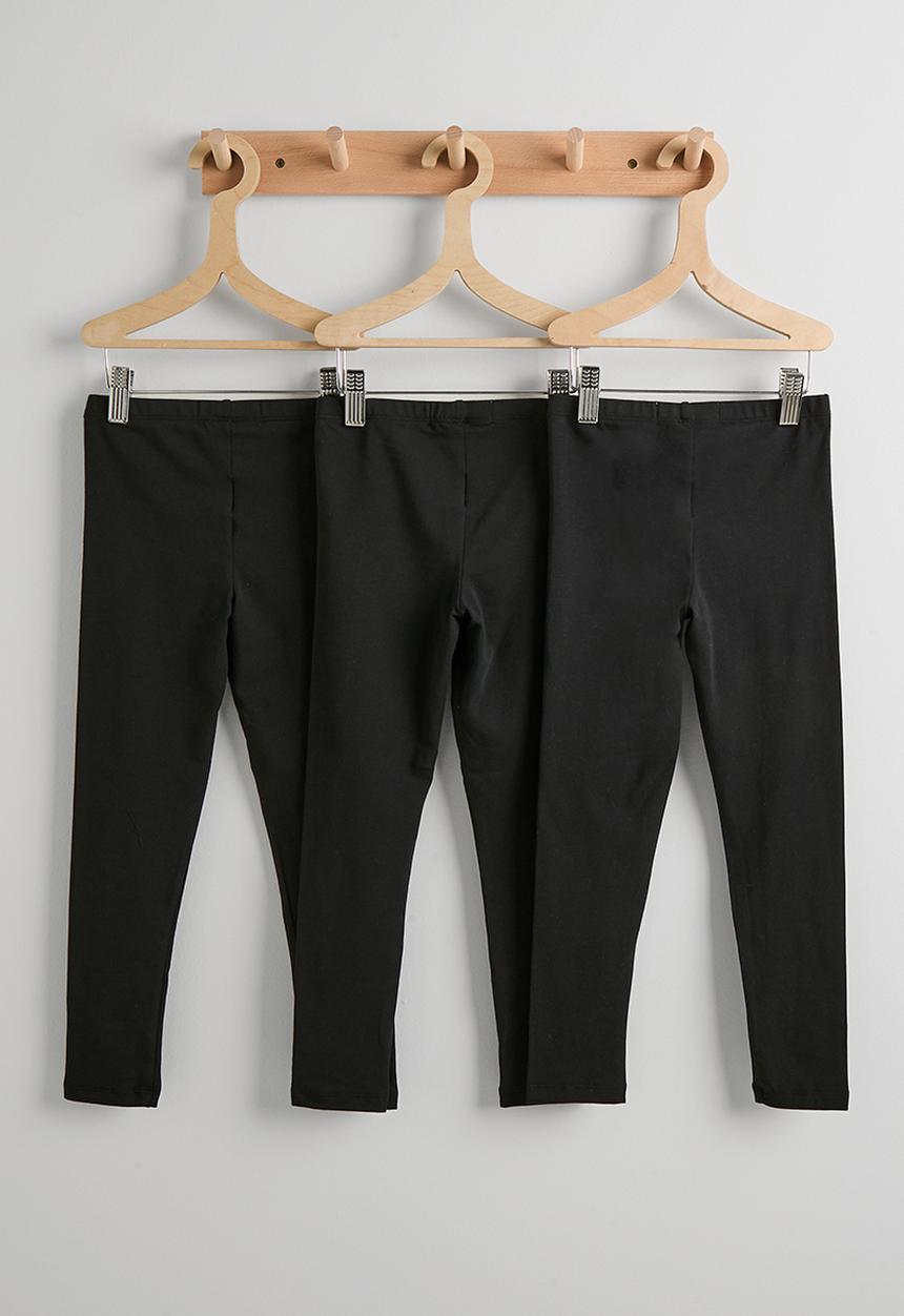 Cotton On - 3 Pack Huggie Tights - Black