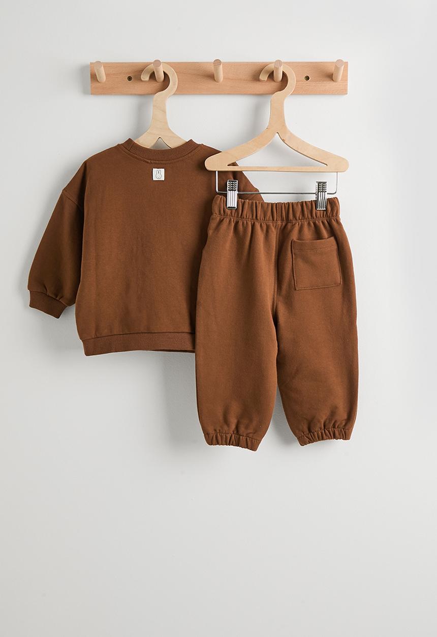 Cotton On - Bundle Riley Sweater & Trackpant Lcn - Lcn Mif Chestnut/Miffy