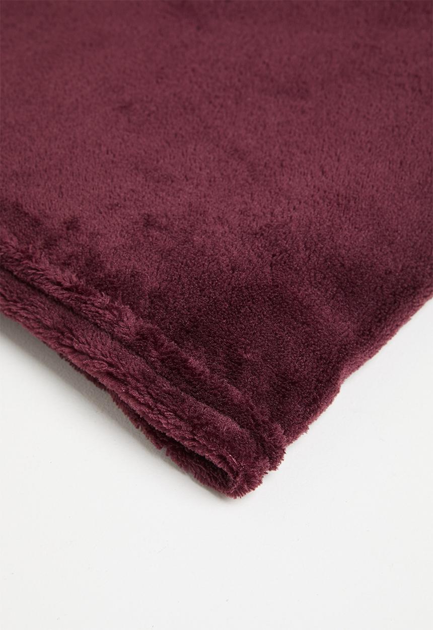 Sixth Floor - Fleece Throw - Plum