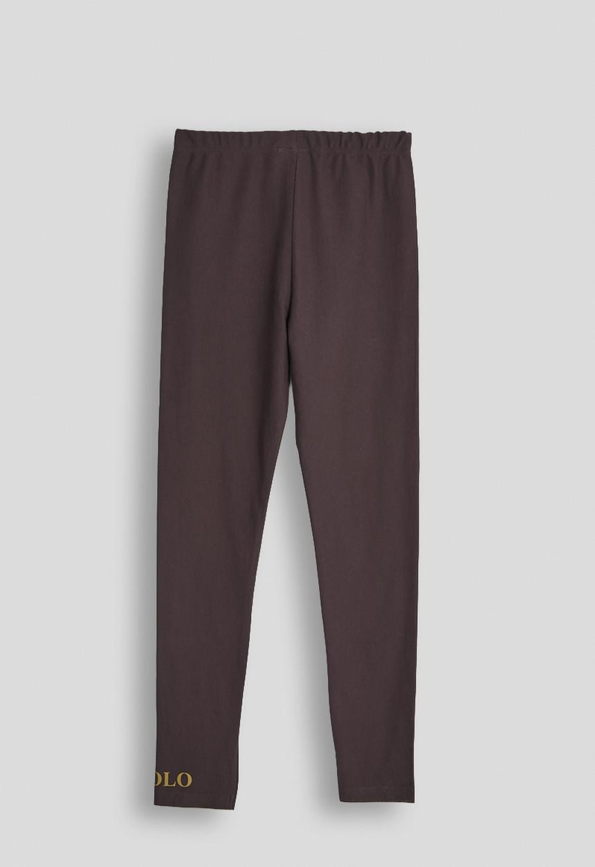 POLO - Cristina printed full length legging - plum
