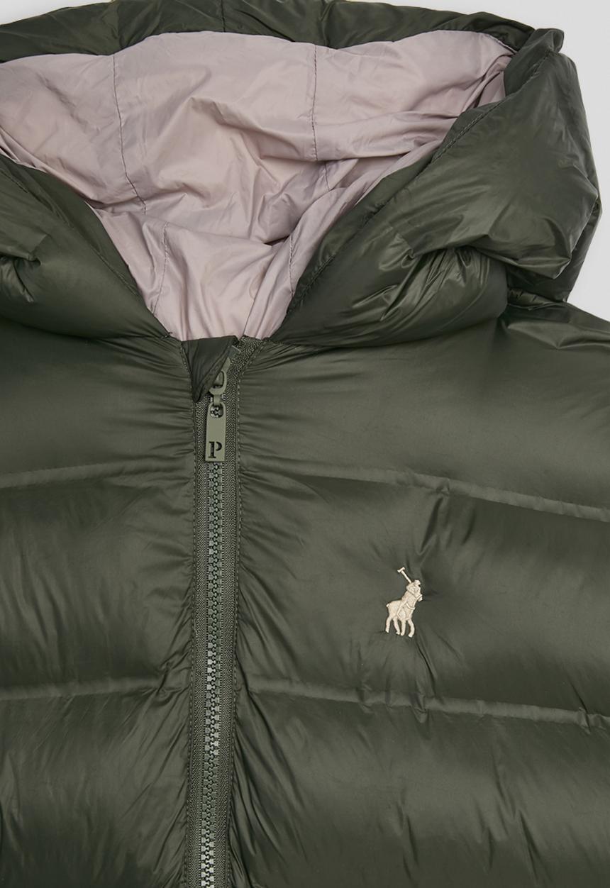 POLO - Ziyanda longer length puffer jacket - olive