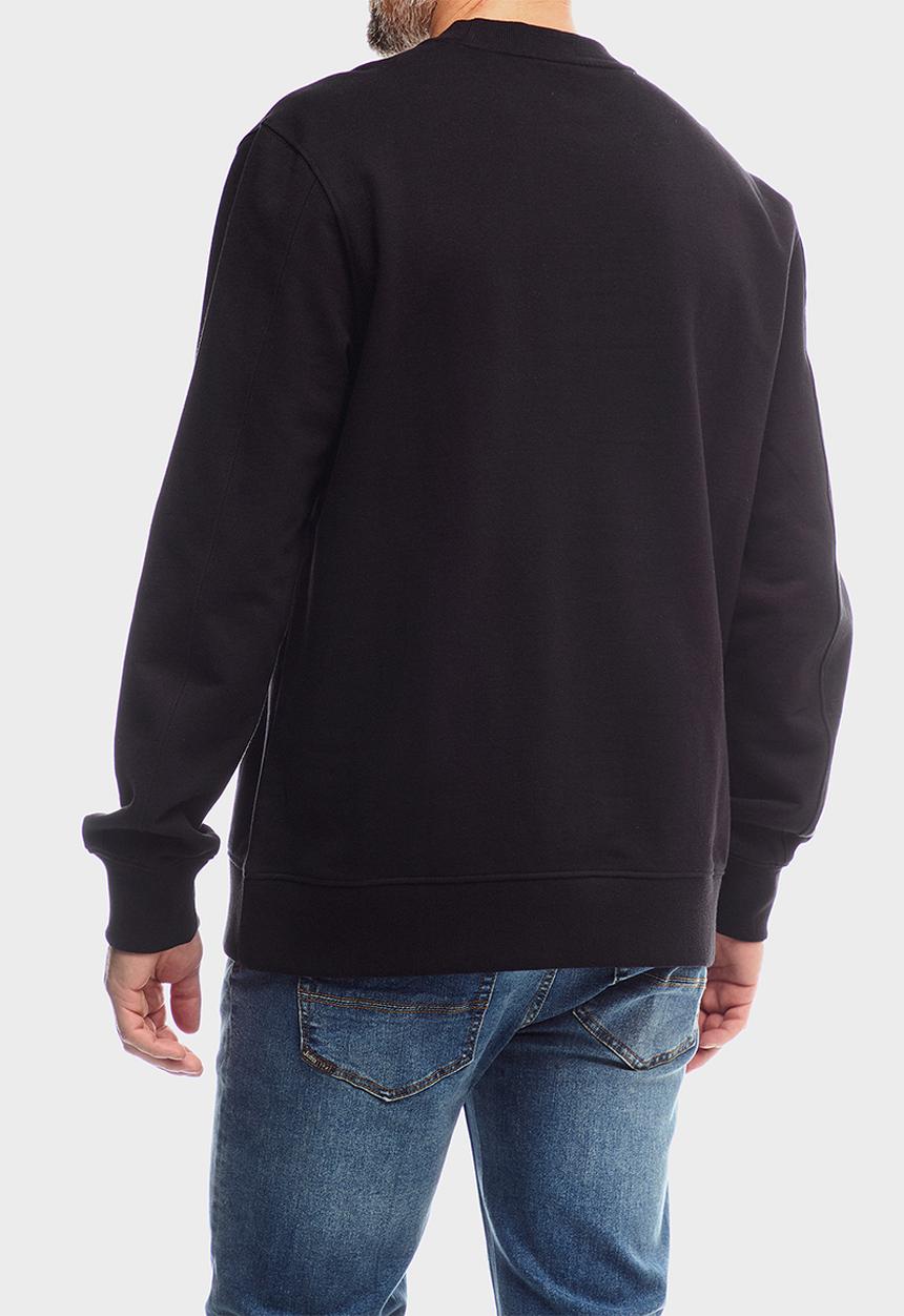 JEEP - Applique Fleece Crew neck - Black