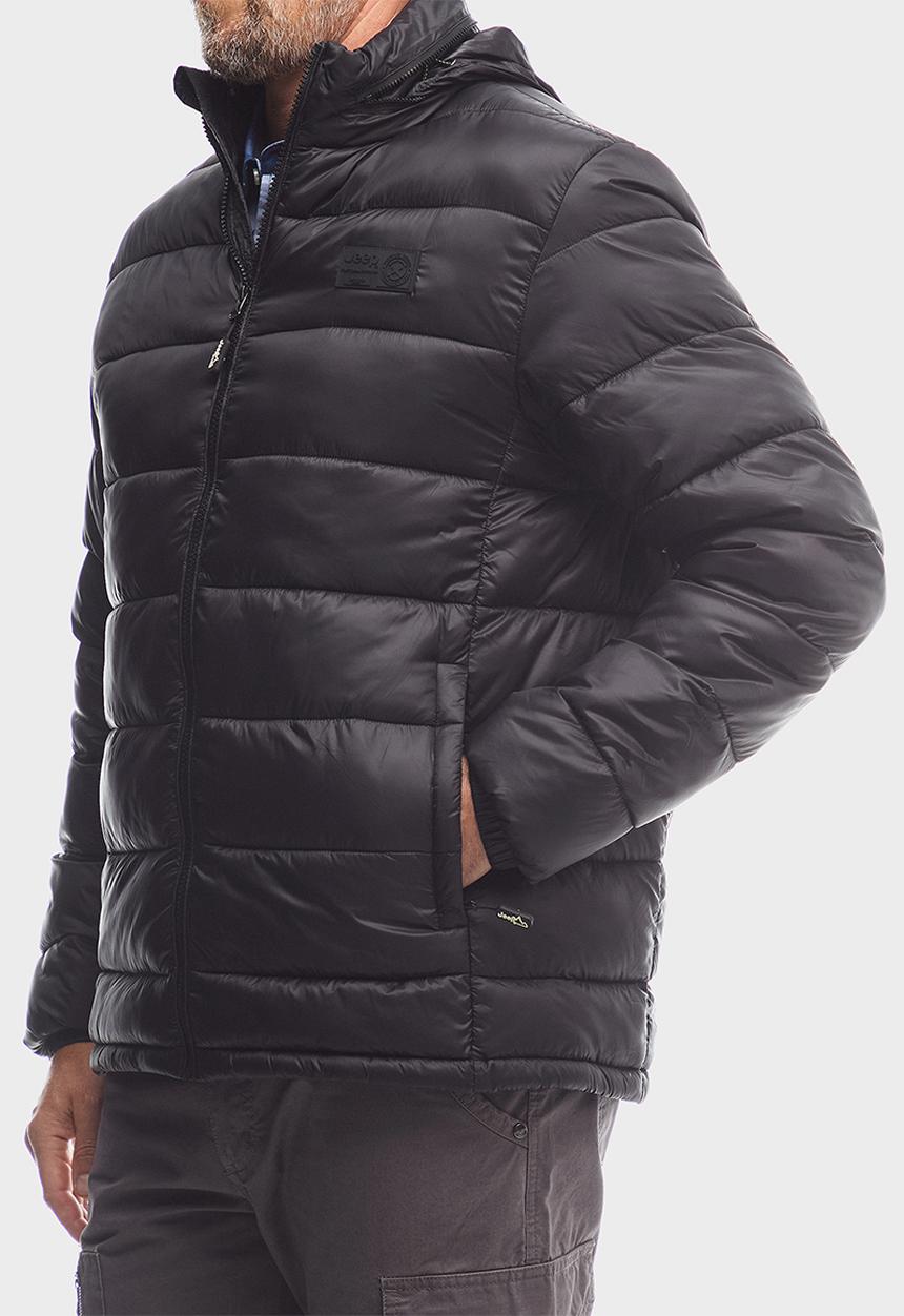 JEEP - Long Sleeve Puffer Jacket - Black