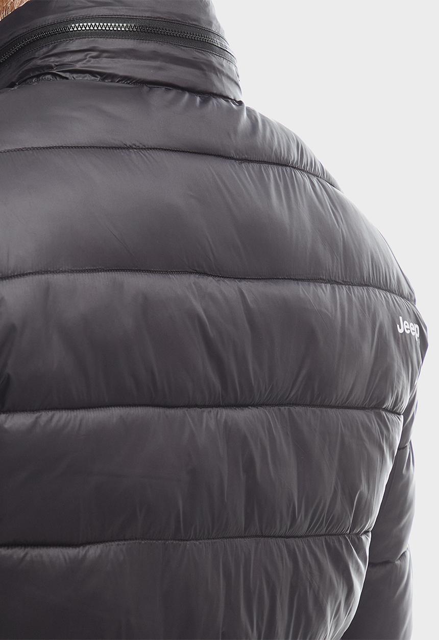 JEEP - Long Sleeve Puffer Jacket - Black