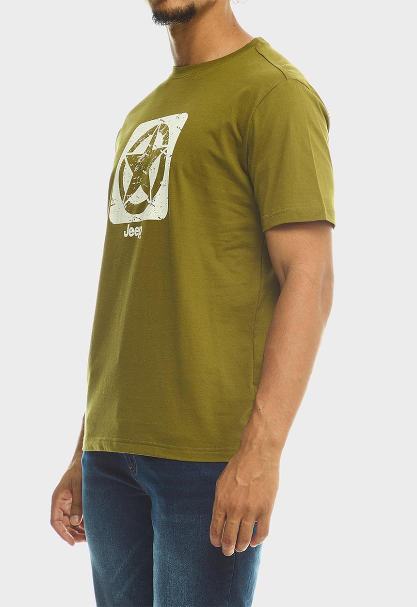 JEEP - Logo Star Tee - Olive