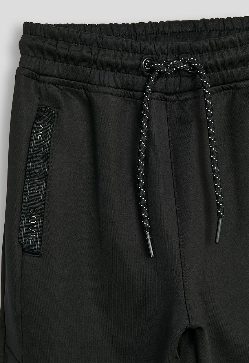 SOVIET - Boys Fashion Track Pants - Black