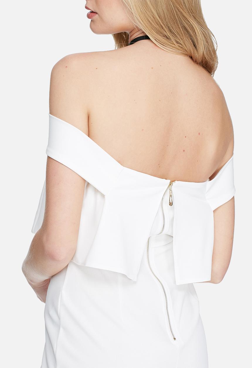 Missguided - Crepe bardot playsuit