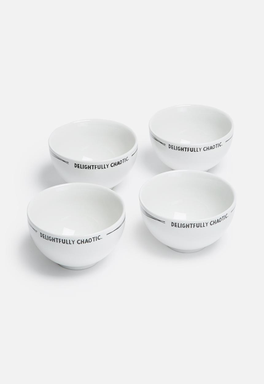 Sixth Floor - Block print bowl set of 4 