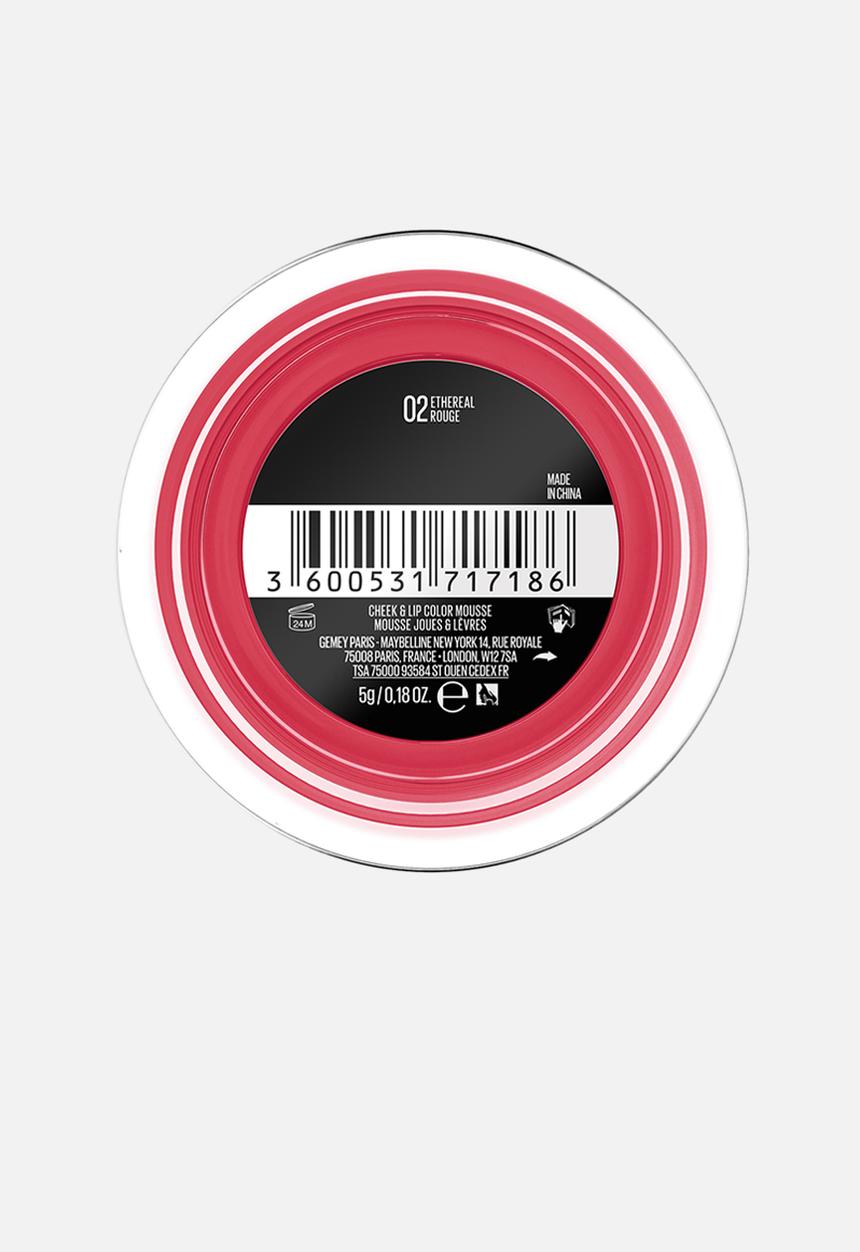 Maybelline - New York Cloudtopia Blush Cheek & Lip Mousse - 02 ETHEREAL ROUGE ​