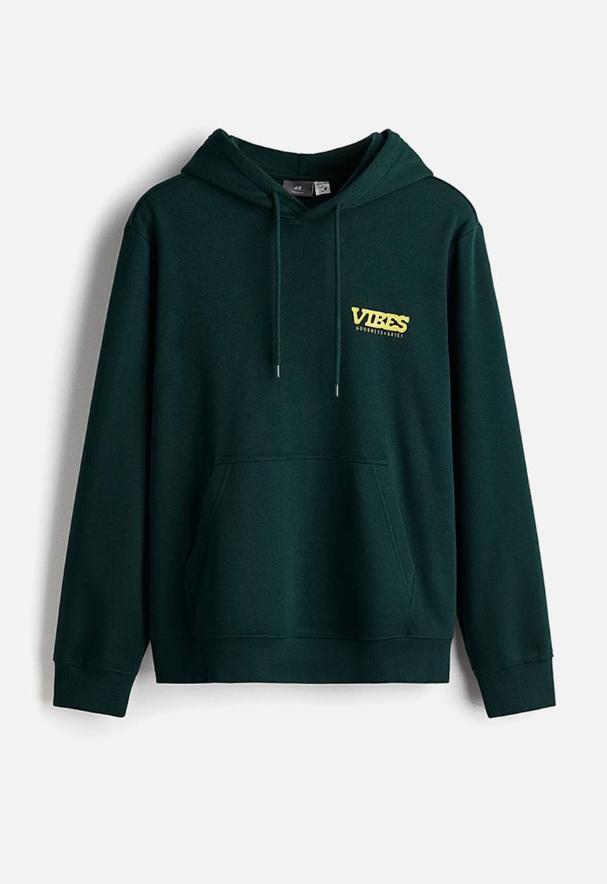 Regular fit hoodie - green/snoopy - 0846933172