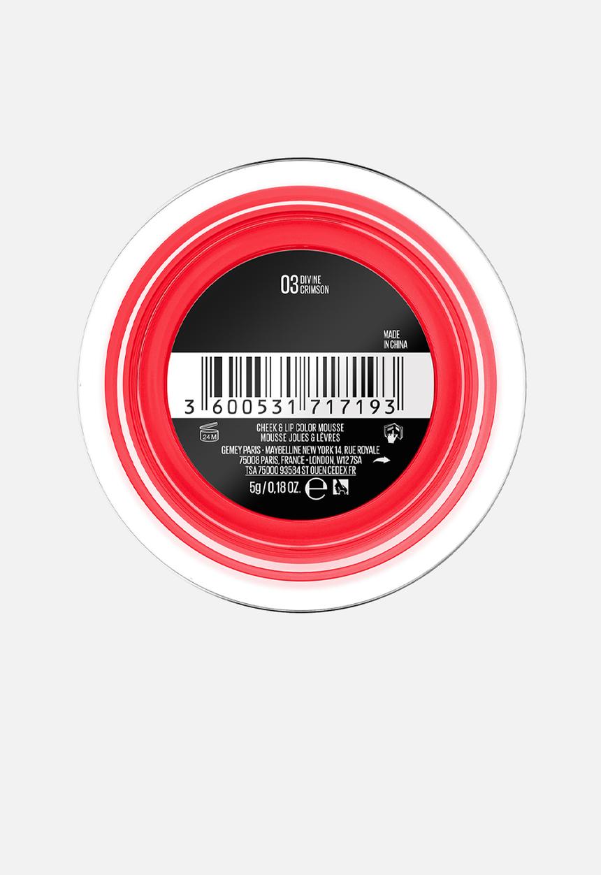 Maybelline - New York Cloudtopia Blush Cheek & Lip Mousse - 03 DIVINE CRIMSON ​