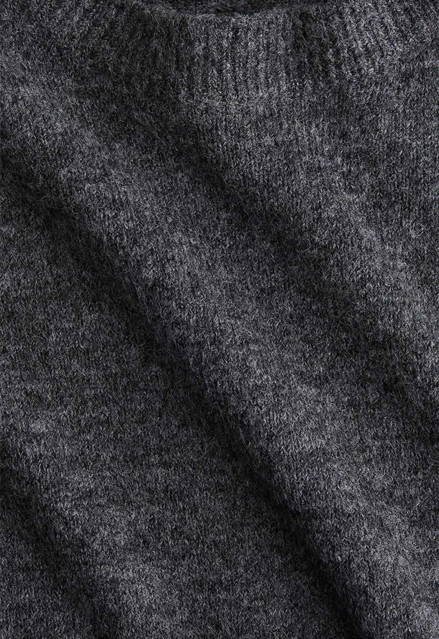 H&M - Fine-knit jumper - dark grey marl