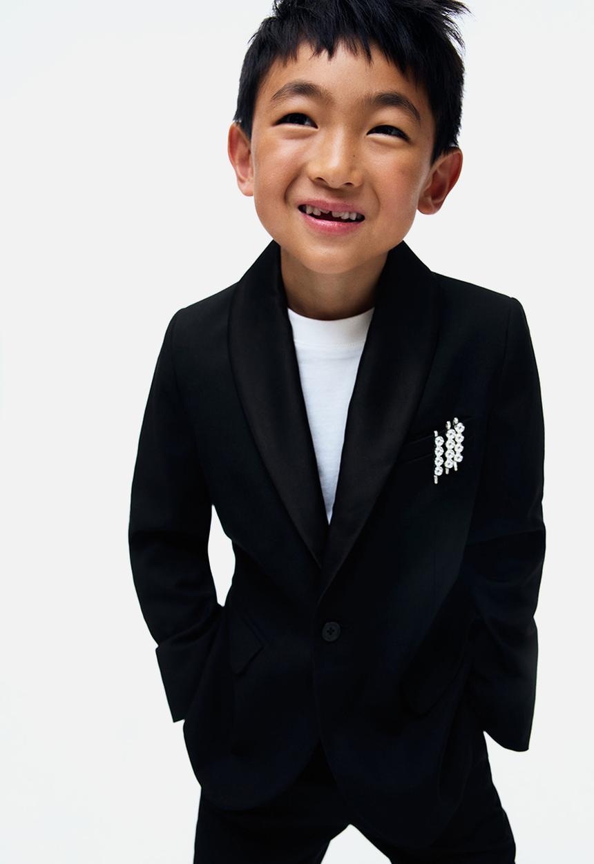 H&M - Tuxedo jacket - black