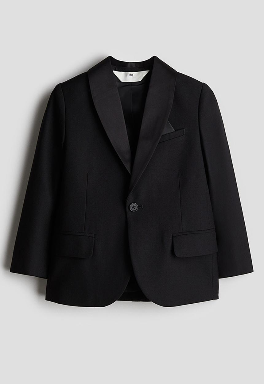 H&M - Tuxedo jacket - black