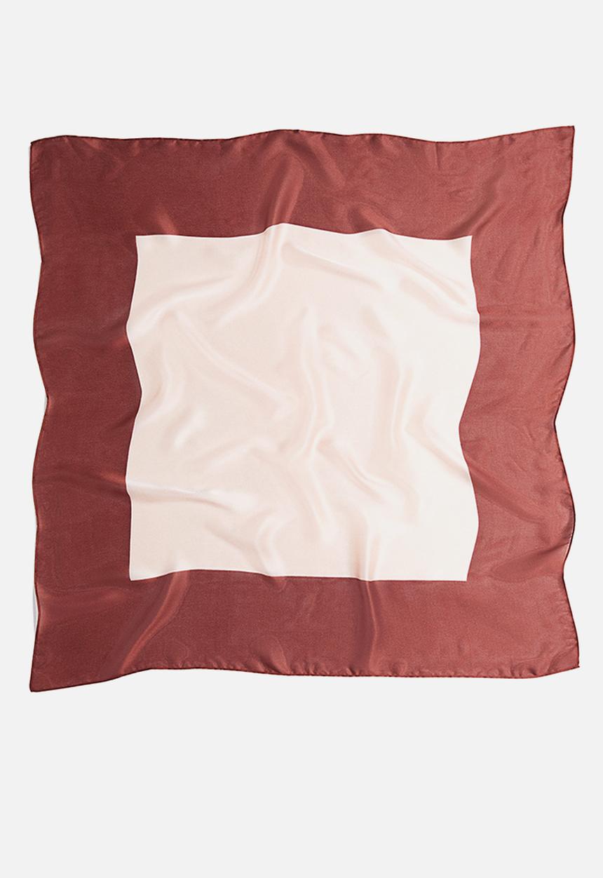 H&M - Patterned scarf - pink/brown