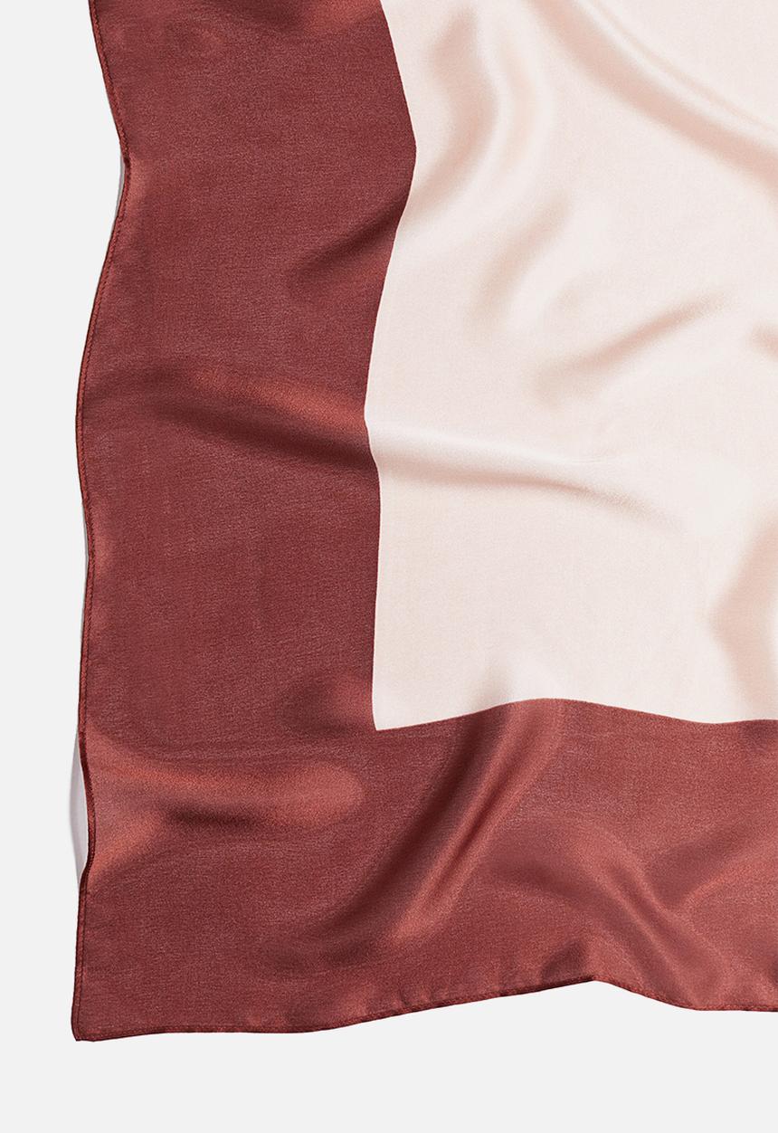 H&M - Patterned scarf - pink/brown