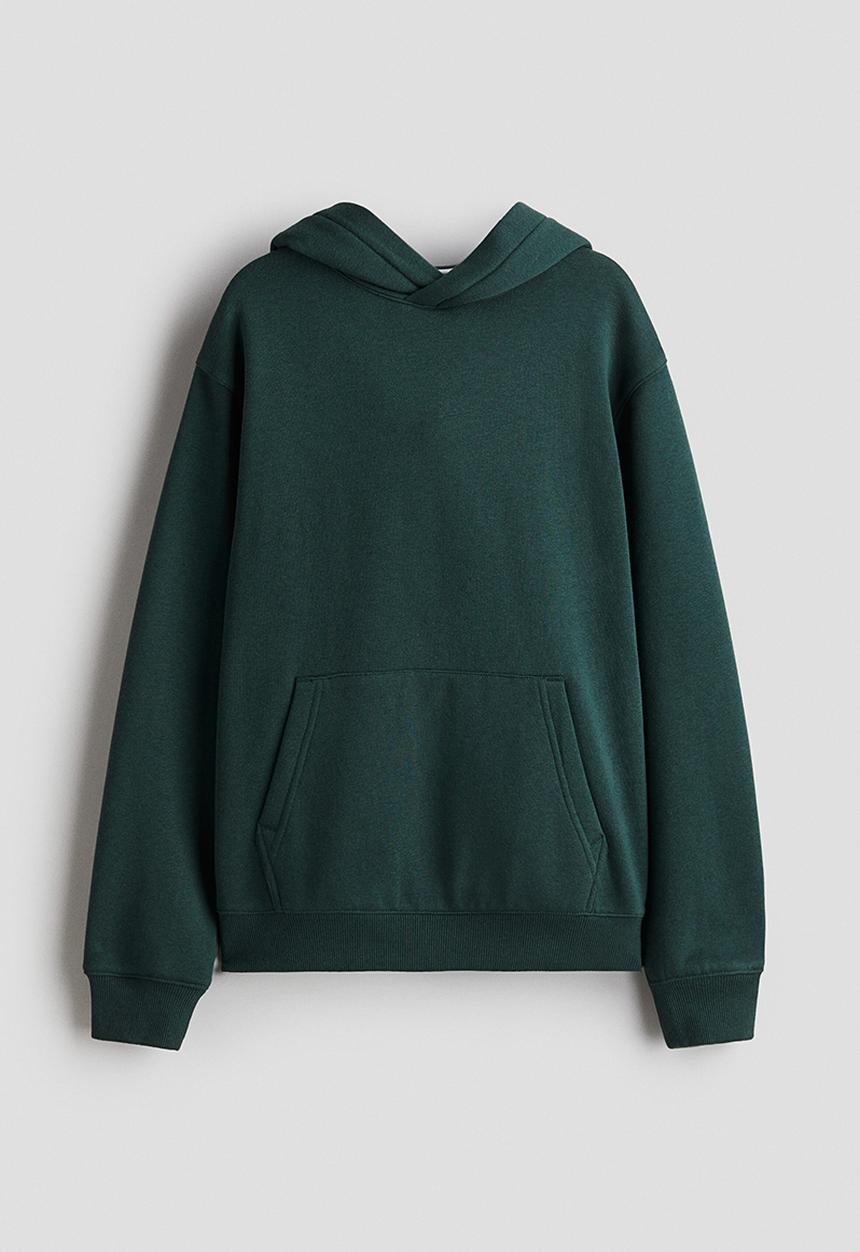 H&M - Hoodie - dark green