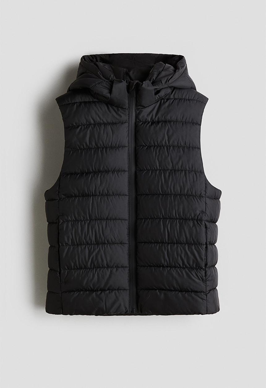 H&M - Puffer gilet - black