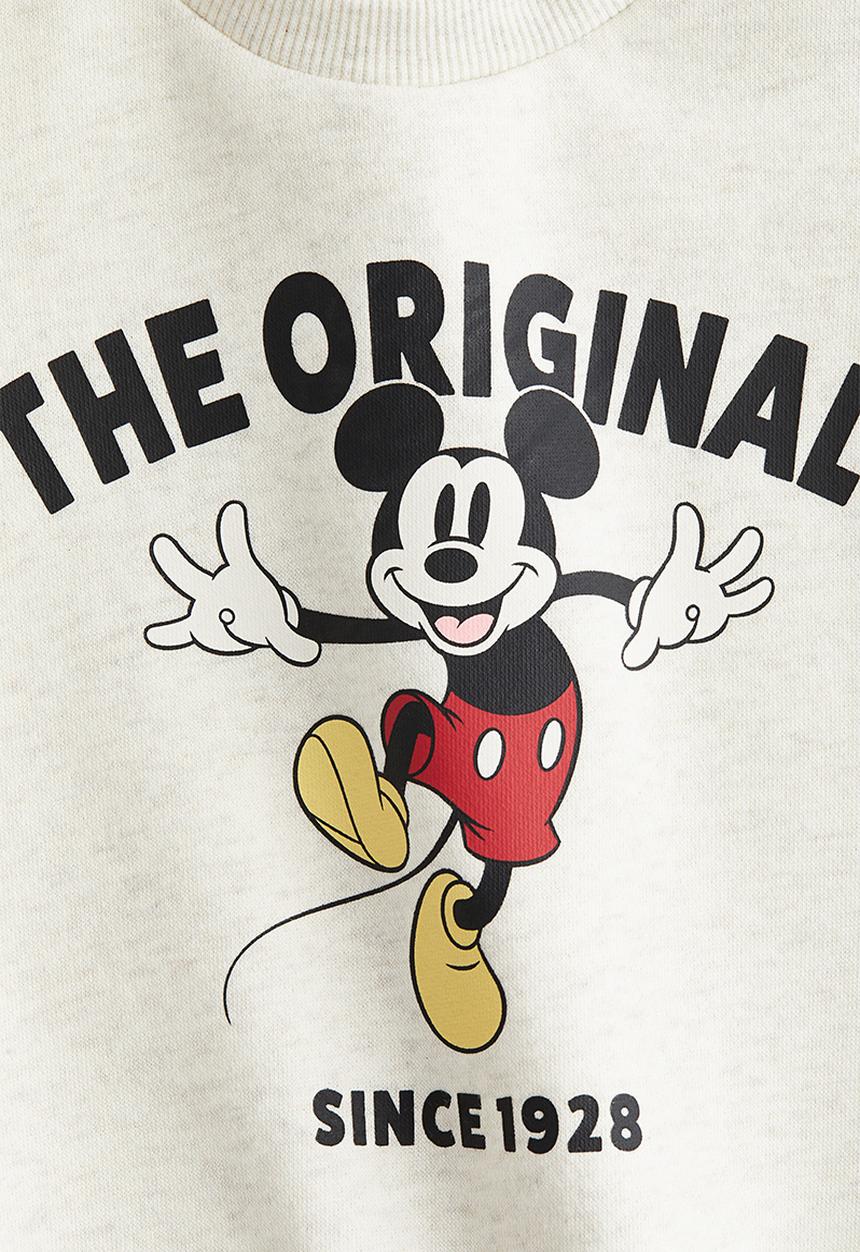 H&M - Print-motif sweatshirt - cream/mickey mouse
