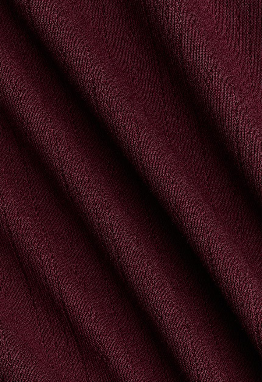 H&M - Pointelle pyjama bottoms - burgundy