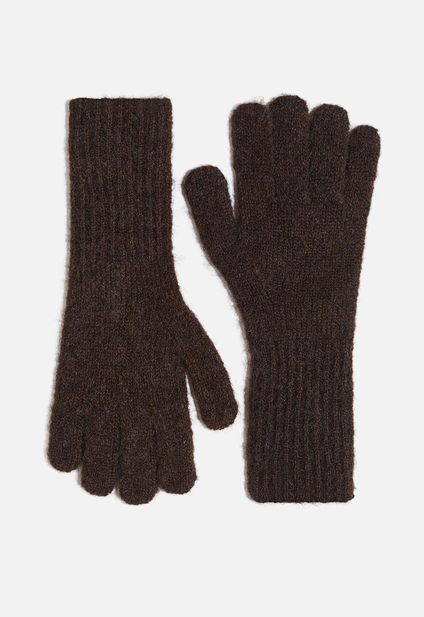 H&M - Knitted gloves - brown