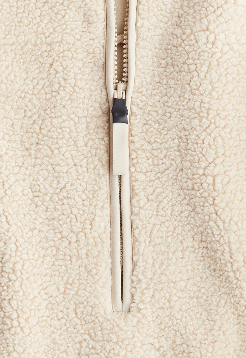 H&M - Teddy sports top - beige