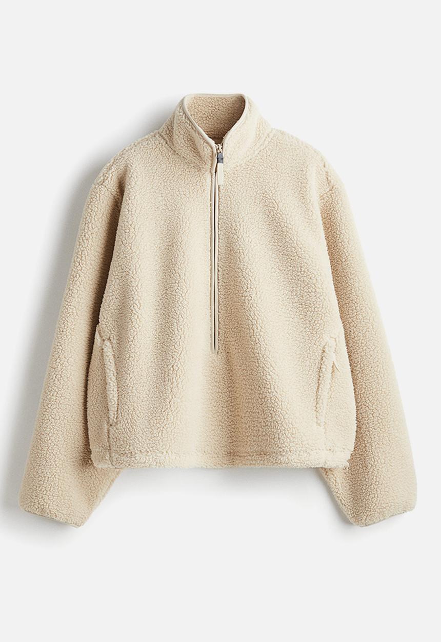 H&M - Teddy sports top - beige
