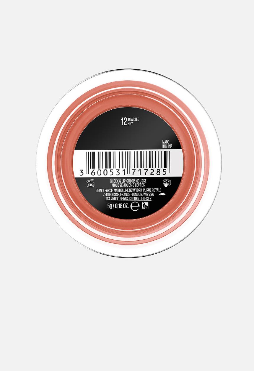 Maybelline - New York Cloudtopia Blush Cheek & Lip Mousse - 12 TOASTED SKY