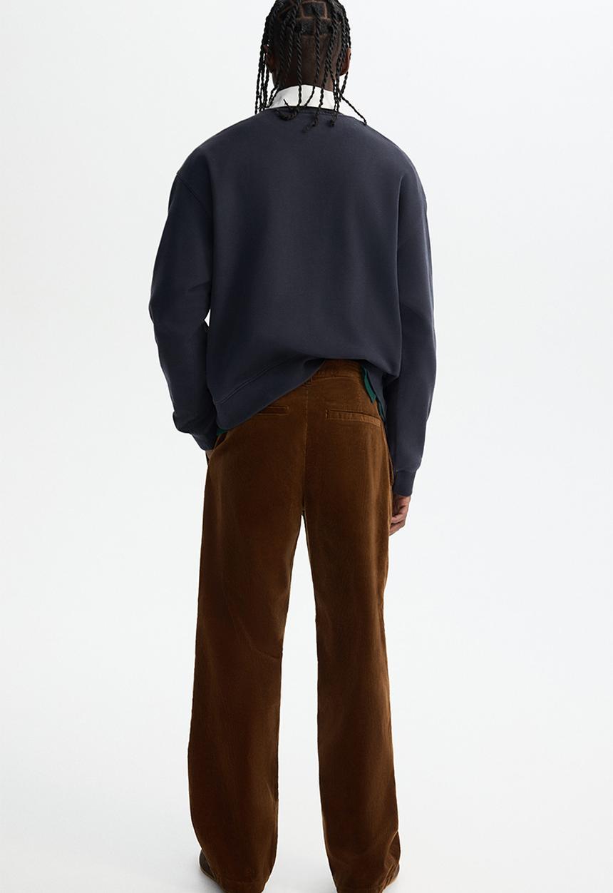 H&M - Relaxed fit corduroy trousers - dark brown
