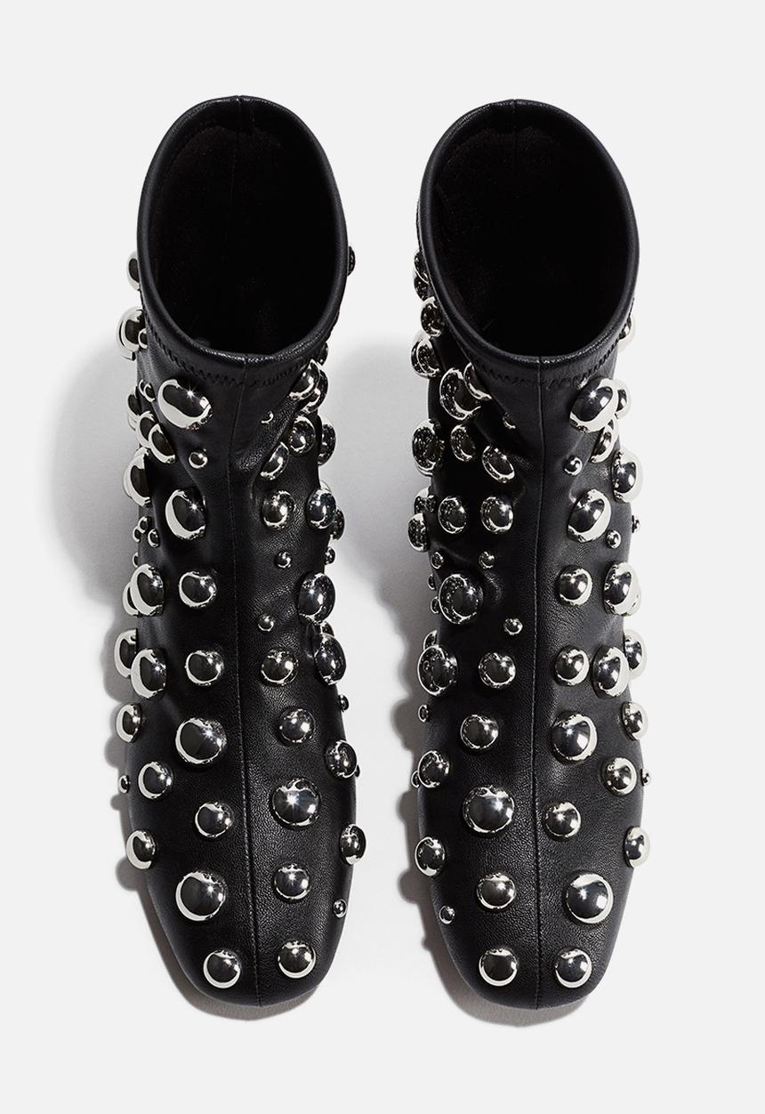 H&M - Studded ankle boots - black