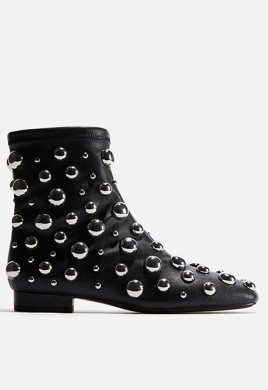 H&M - Studded ankle boots - black
