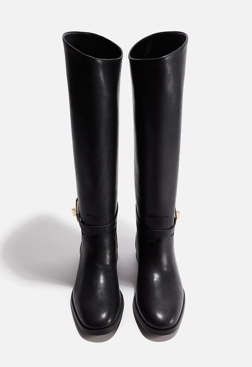 H&M - Strap-detail boots - black