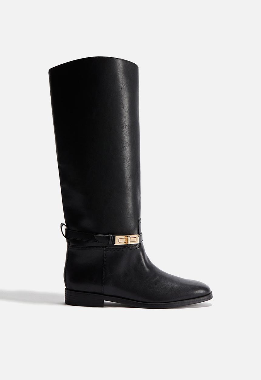 H&M - Strap-detail boots - black