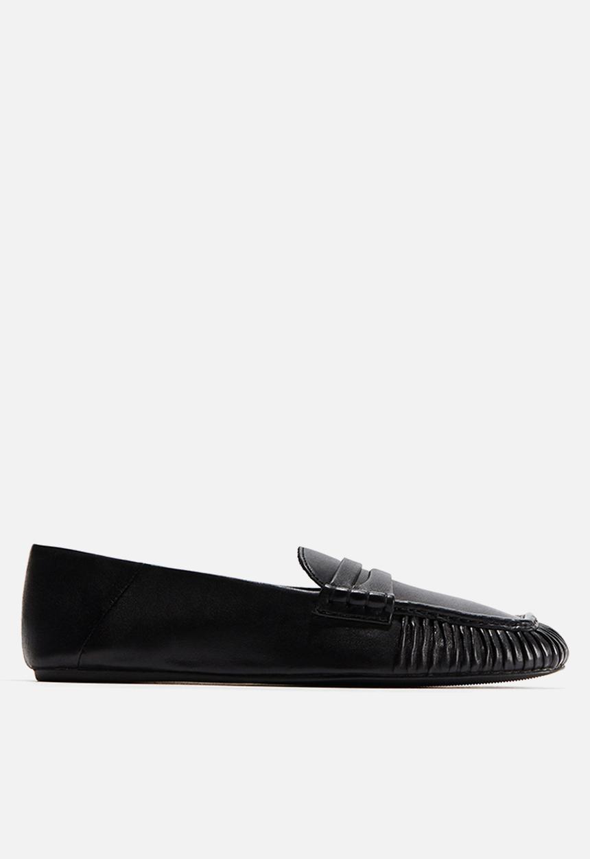 H&M - Leather loafers - black