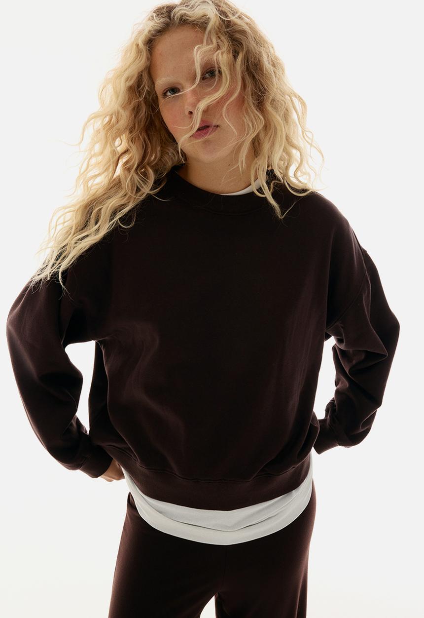 H&M - Oversized sweatshirt - dark brown