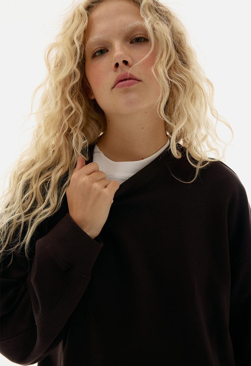 H&M - Oversized sweatshirt - dark brown