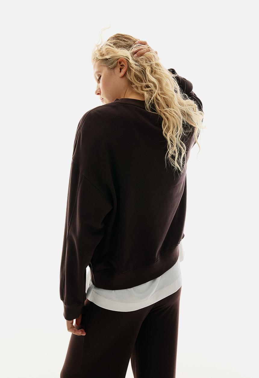 H&M - Oversized sweatshirt - dark brown