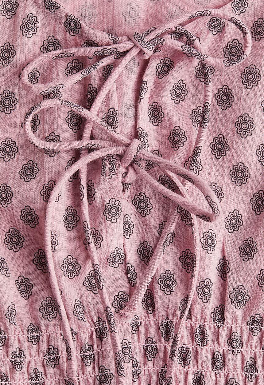 H&M - Peplum blouse - pink/patterned