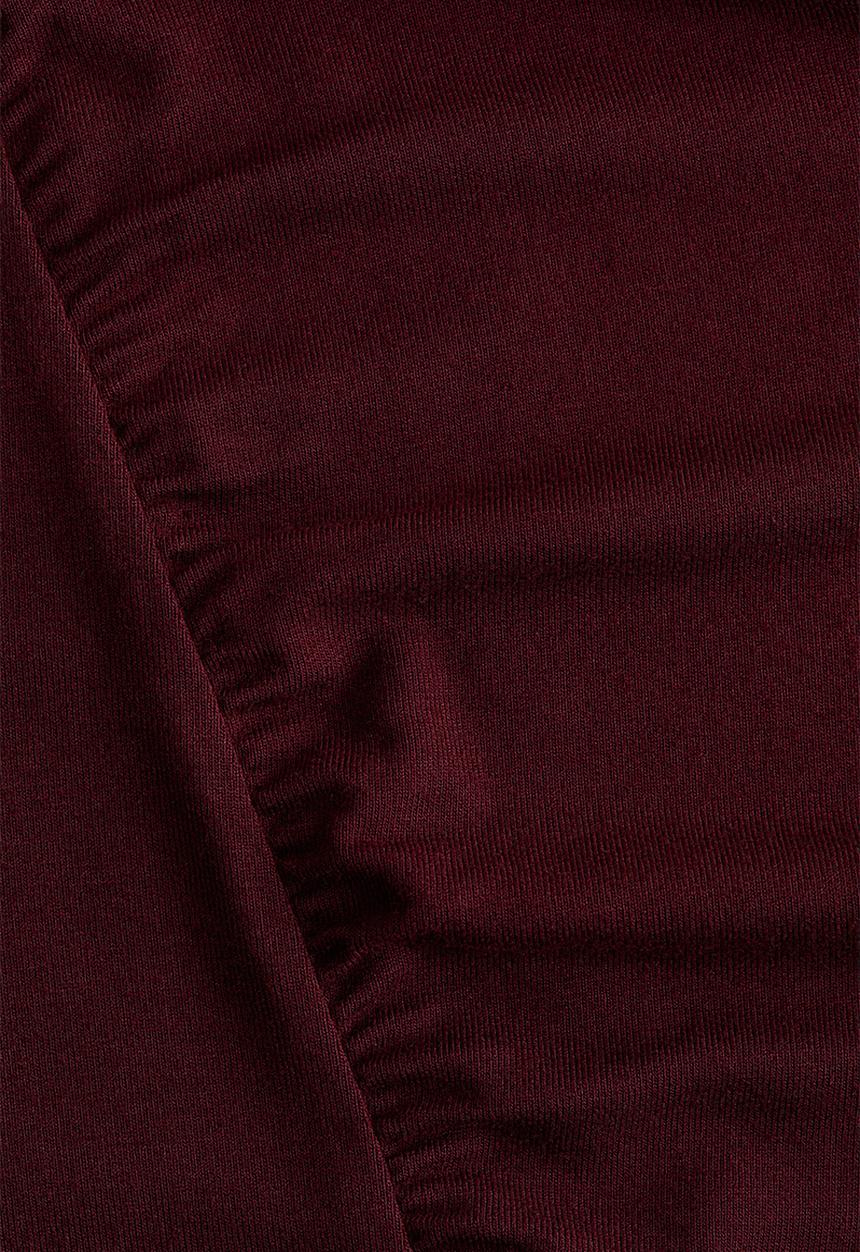 H&M - Draped jersey vest top - burgundy