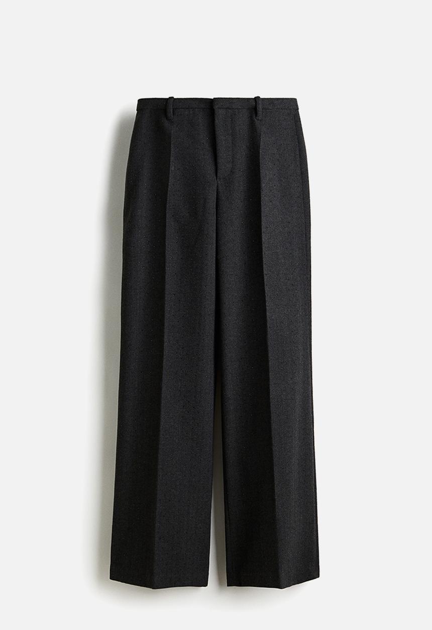 H&M - Embellished trousers - dark grey