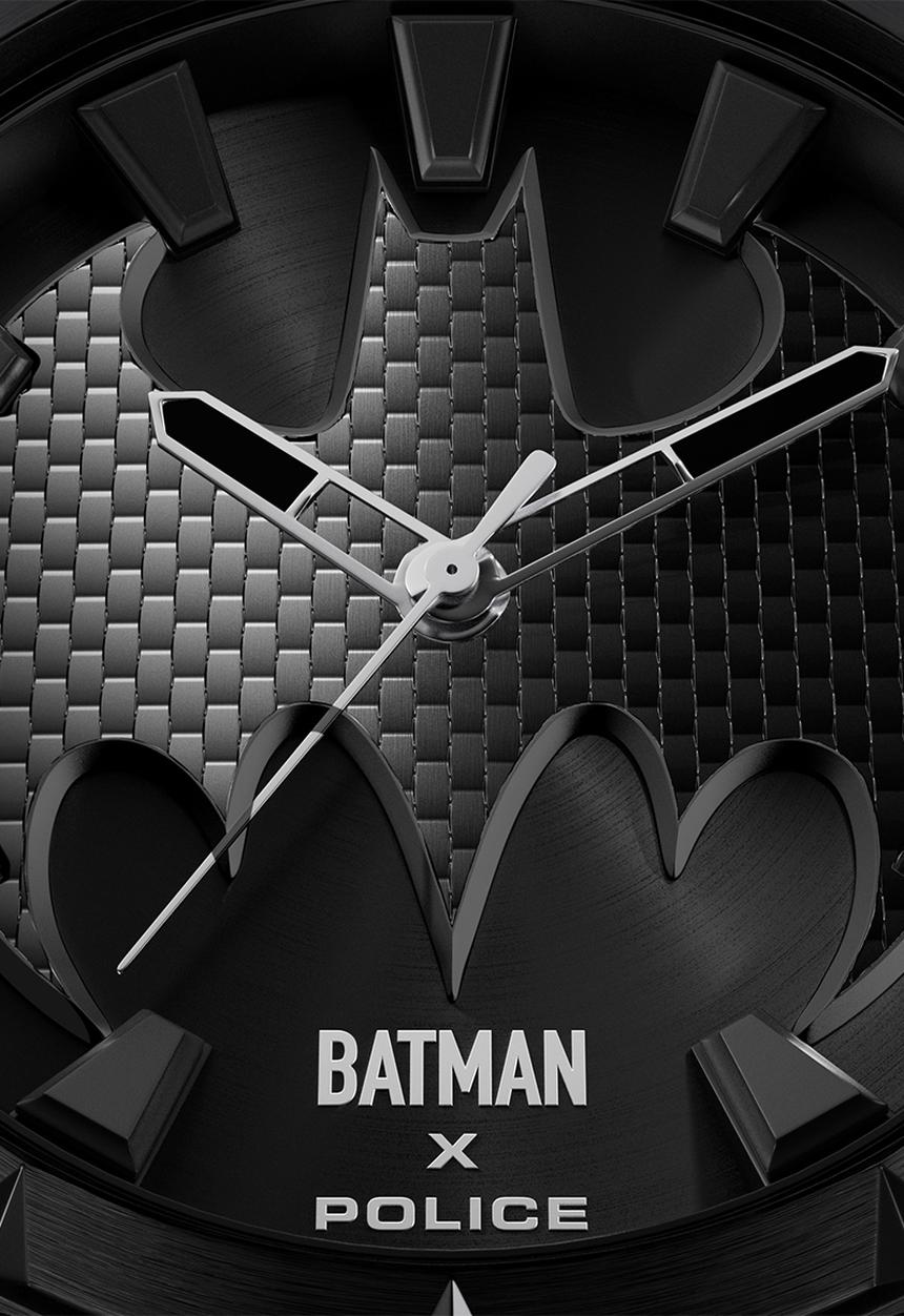 Police - Bat Ip Case Black Dial Blk Leather Strp +Box - Black