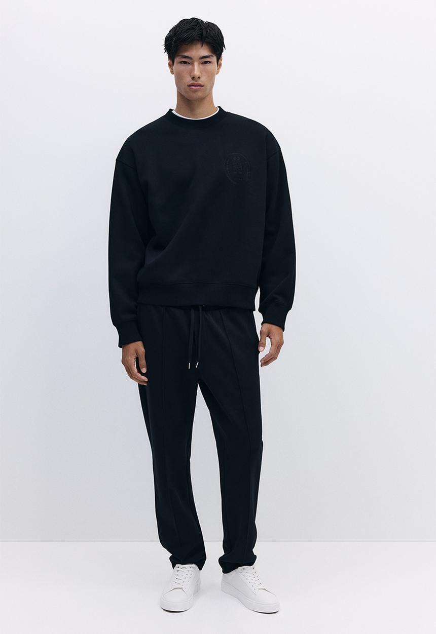 H&M - Regular fit tailored joggers - black