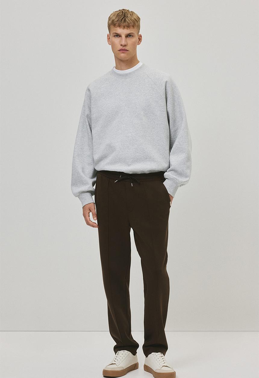 H&M - Regular fit tailored joggers - brown  