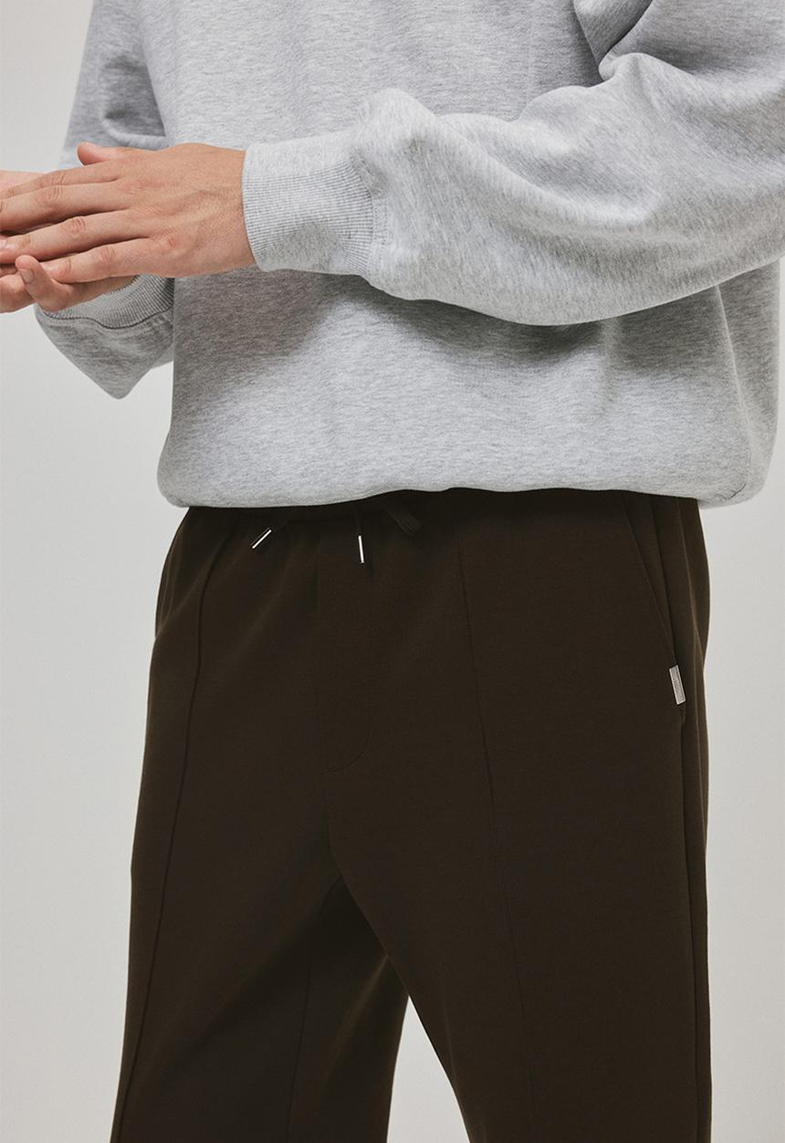 H&M - Regular fit tailored joggers - brown  